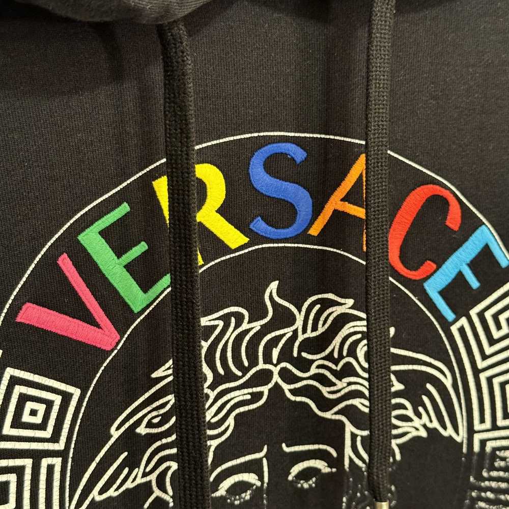 Versace Medusa Multicolor Hoodie graphic flaw/dis… - image 4