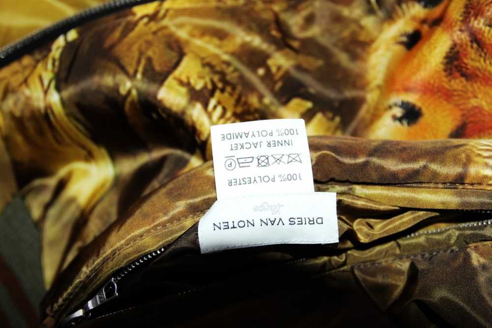 BNWT AW20 DRIES VAN NOTEN REVERSIBLE TIGER PRINT … - image 12