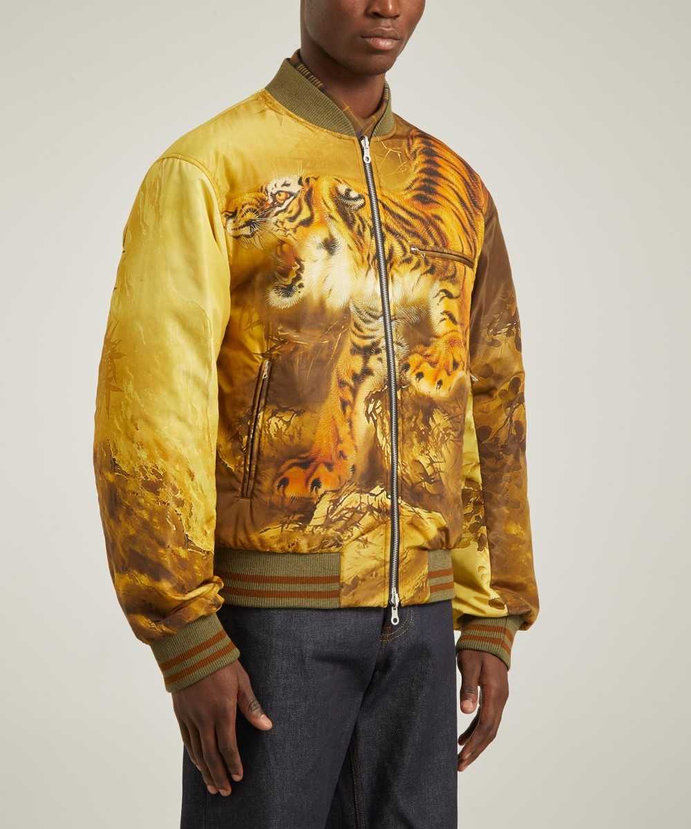 BNWT AW20 DRIES VAN NOTEN REVERSIBLE TIGER PRINT … - image 1