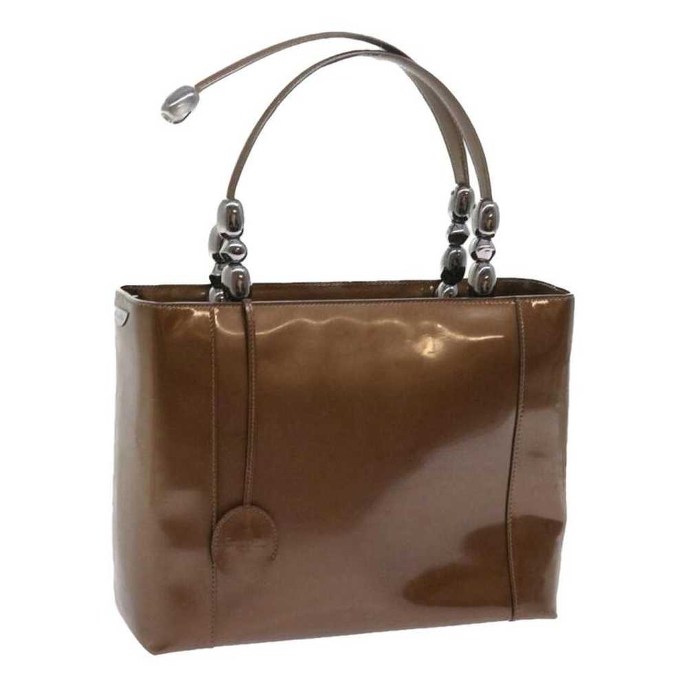 Dior Lady Perla patent leather handbag - image 1