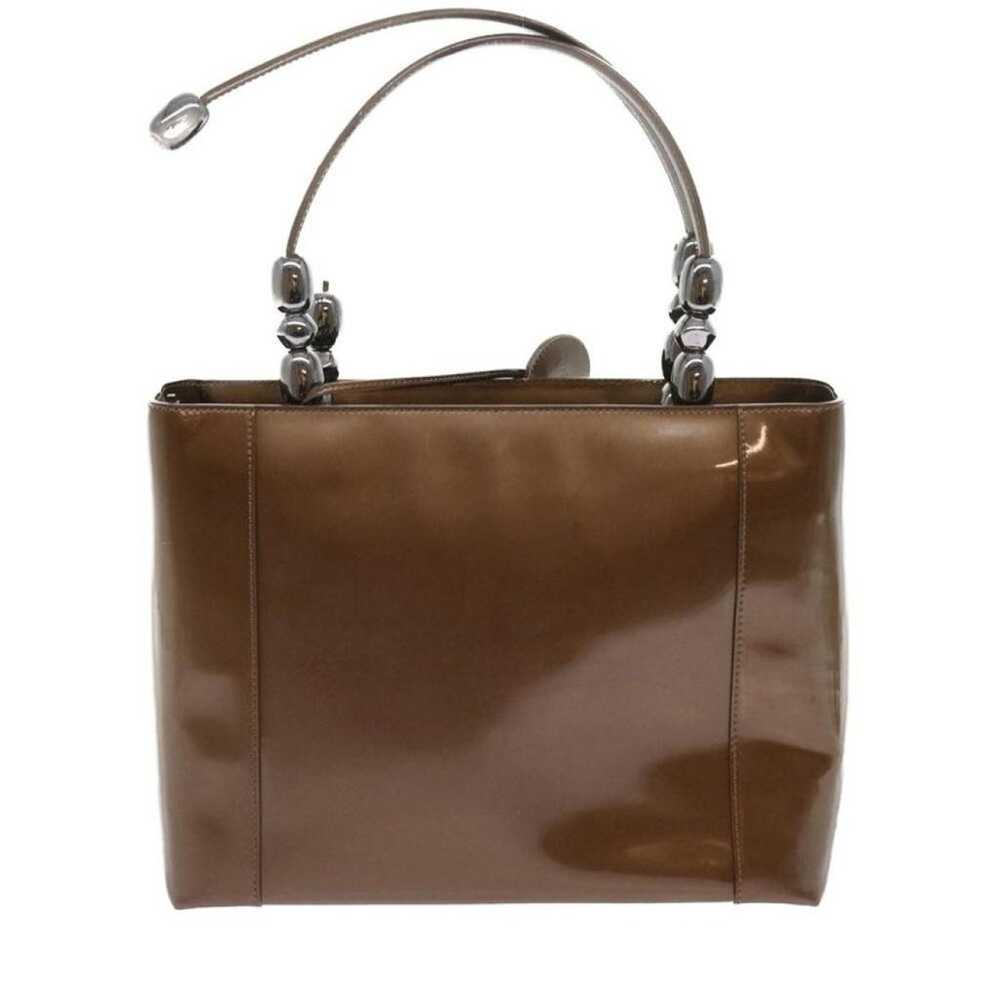 Dior Lady Perla patent leather handbag - image 5