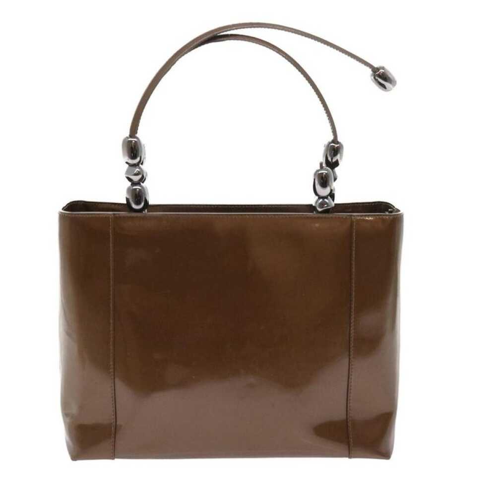 Dior Lady Perla patent leather handbag - image 9
