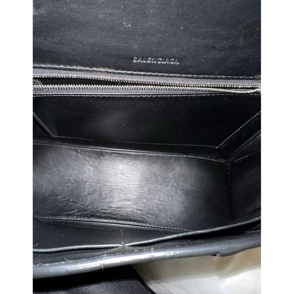 Balenciaga Hourglass leather handbag - image 4