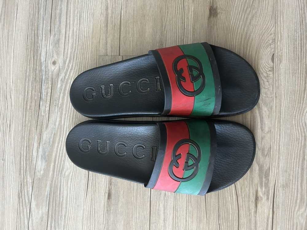 Gucci Gucci Agrado GG rubber Slides - image 3