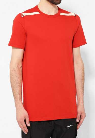 BNWT AW19 RICK OWENS "LARRY" LEVEL CARDINAL RED TS