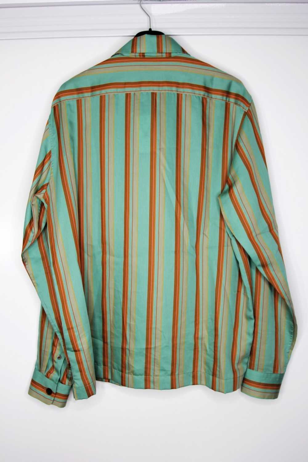 BNWT SS20 DRIES VAN NOTEN COLMAN MINT STRIPED SHI… - image 3