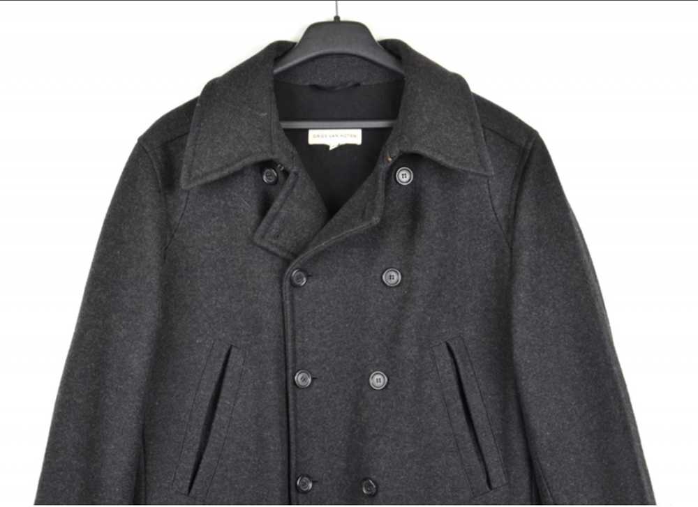 DRIES VAN NOTEN MILITARY WOOL COAT L - image 3