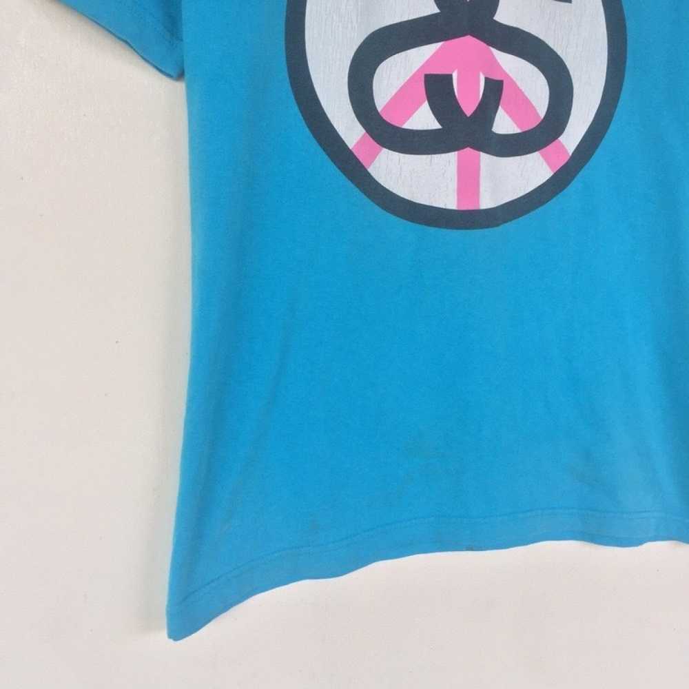 Stüssy “Increase The Peace” Big Logo Defect Tshirt - image 4