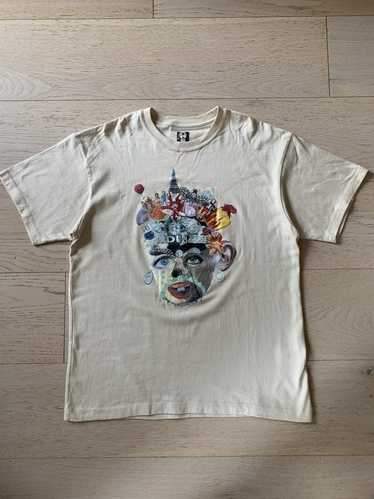 UNDERCOVER AW01 “D.A.V.F.” Die Collage Tee - image 1