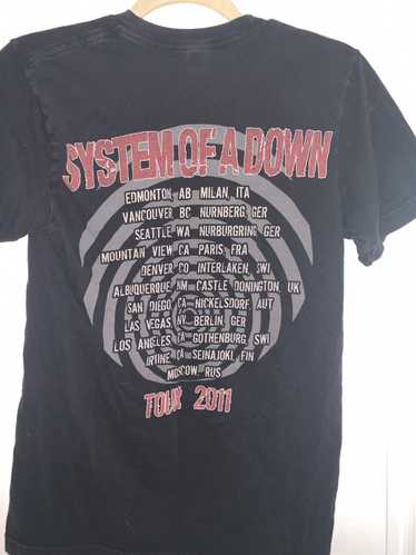 System of a Down 2011 hotsell World Tour Tee