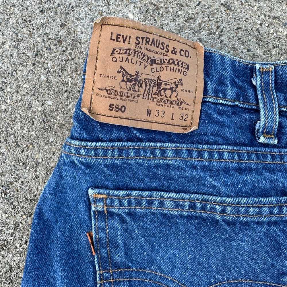 Vintage Levi’s Orange Tab Jeans 33x32 - image 5
