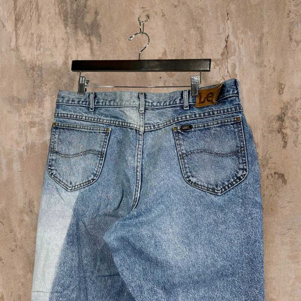 Vintage Lee MR Jeans Union Made in USA Light Wash… - image 1