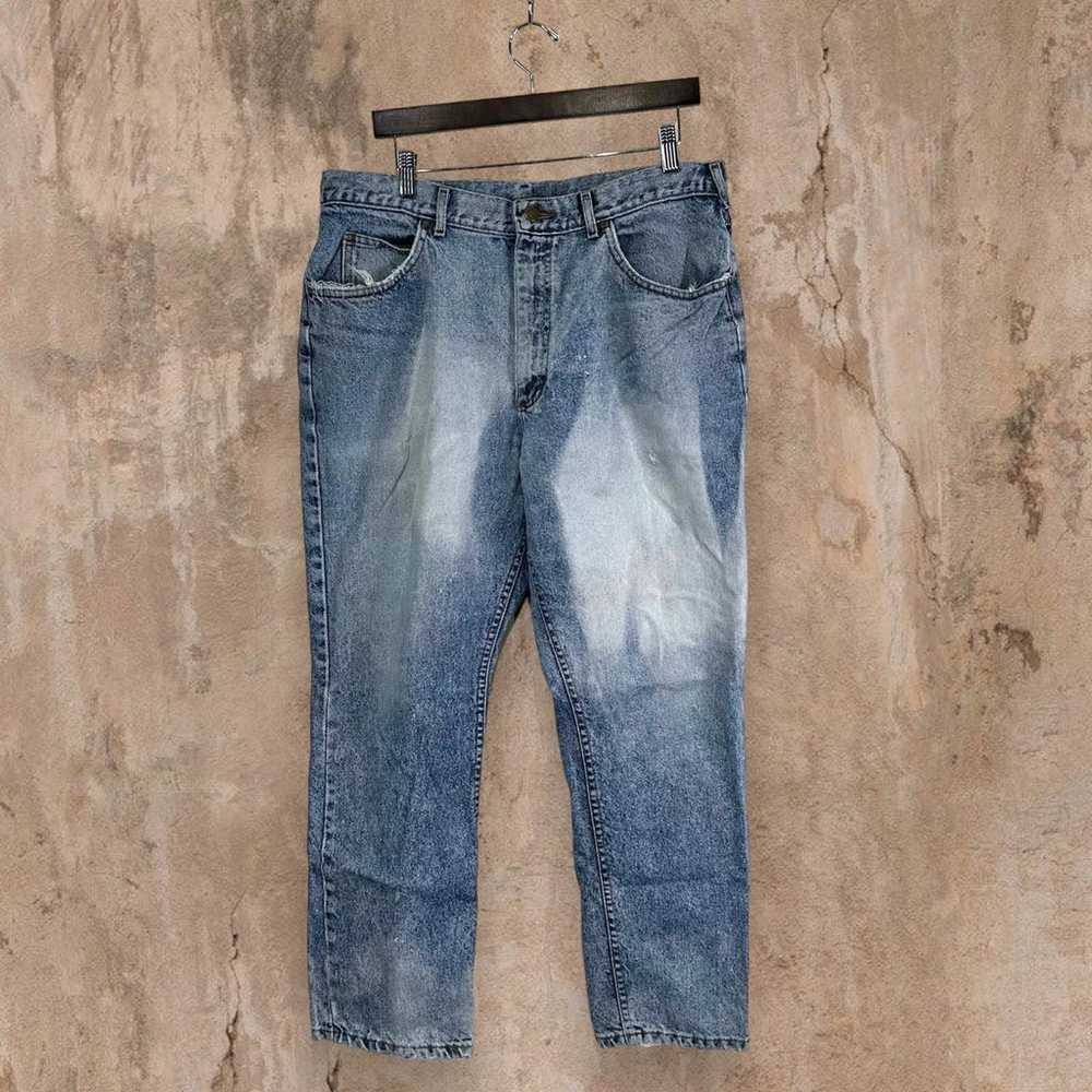 Vintage Lee MR Jeans Union Made in USA Light Wash… - image 3