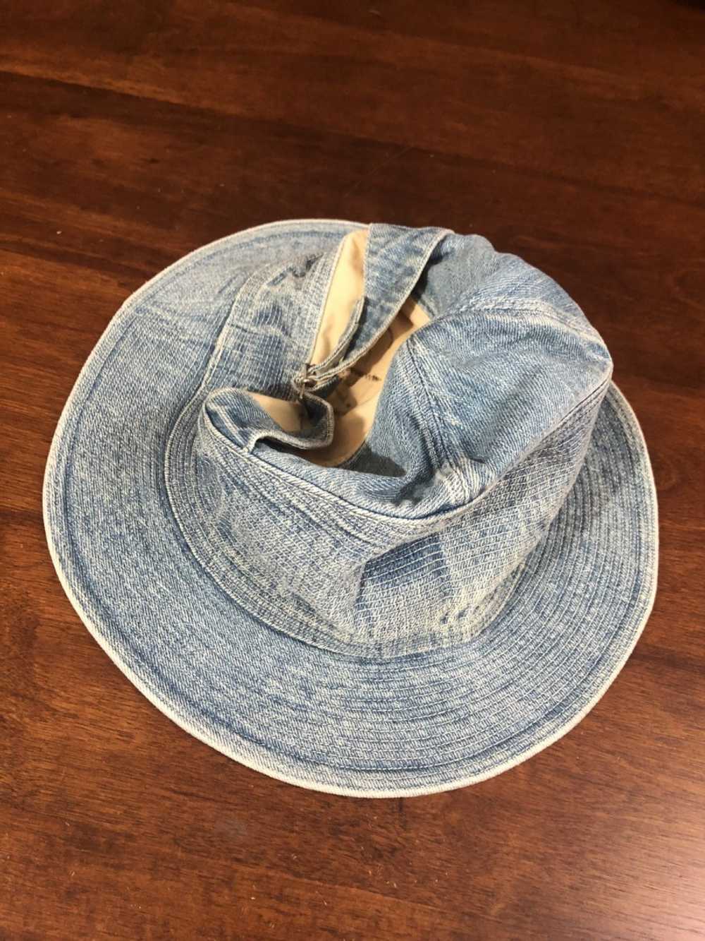 Kapital Old Man and the Sea Denim Bucket Hat - image 1