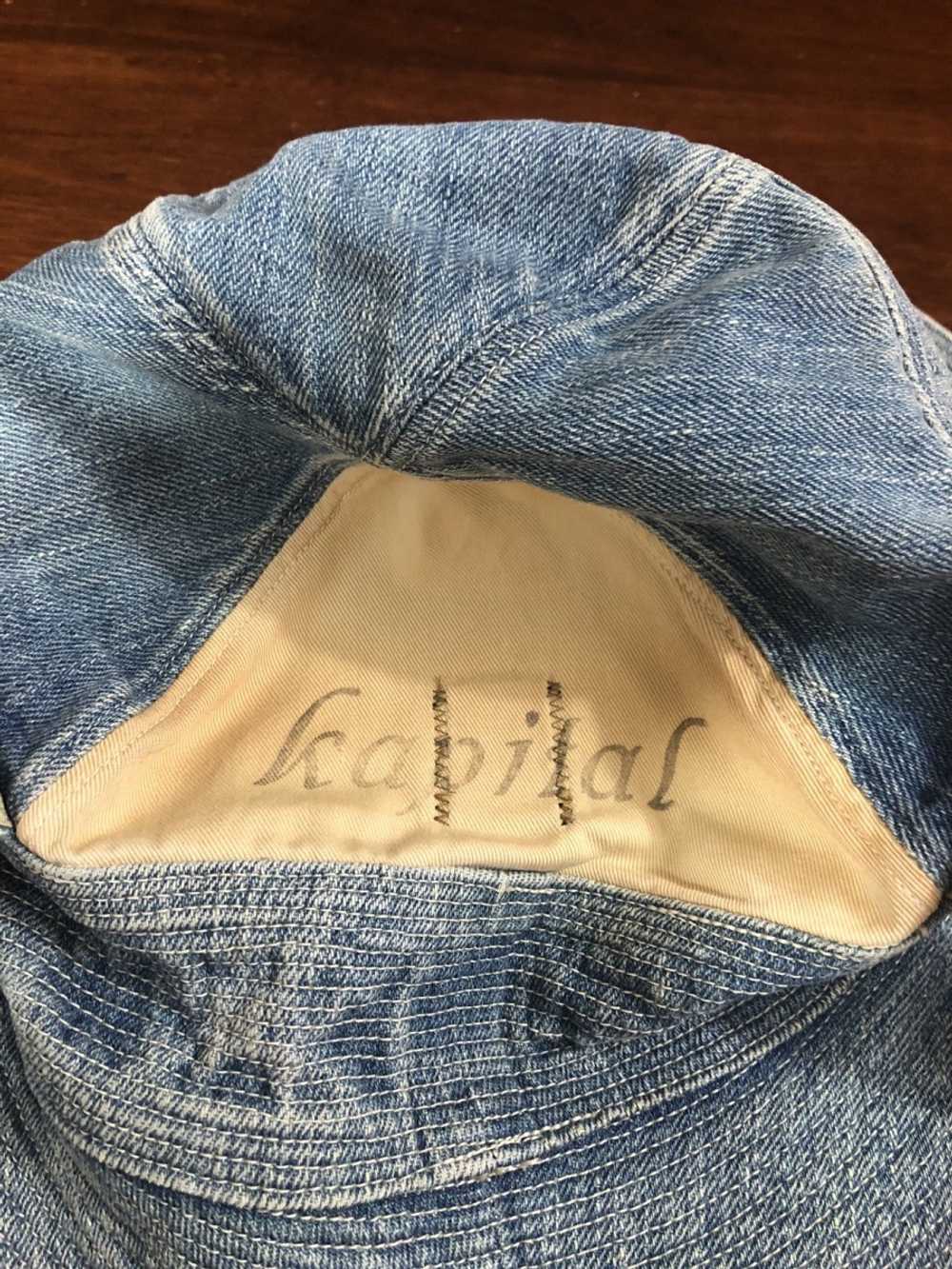 Kapital Old Man and the Sea Denim Bucket Hat - image 4