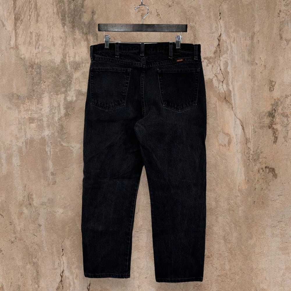 Rustler Jeans Smoke Black Wash Work Wear Denim Re… - image 2