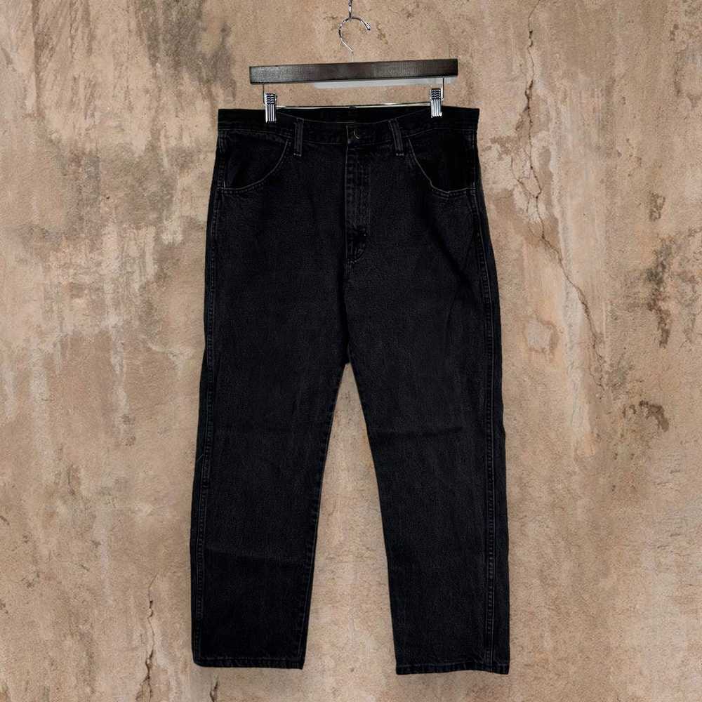 Rustler Jeans Smoke Black Wash Work Wear Denim Re… - image 3