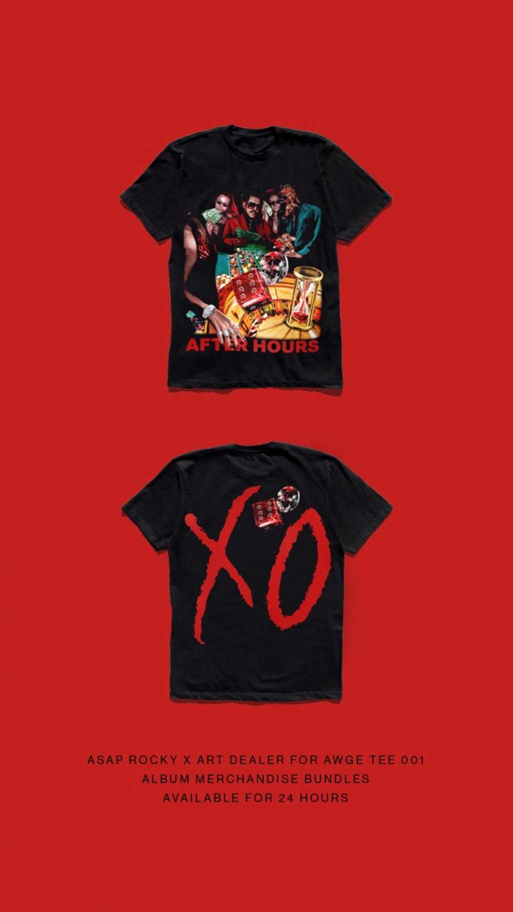 The Weeknd - ASAP Rocky x 001 Tee - image 1