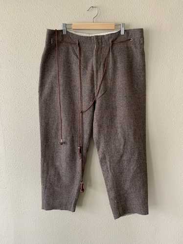 Japanese Brand - The sakaki cropped wool pants