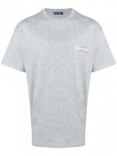 Balenciaga Grey Political Logo T-shirt - image 1