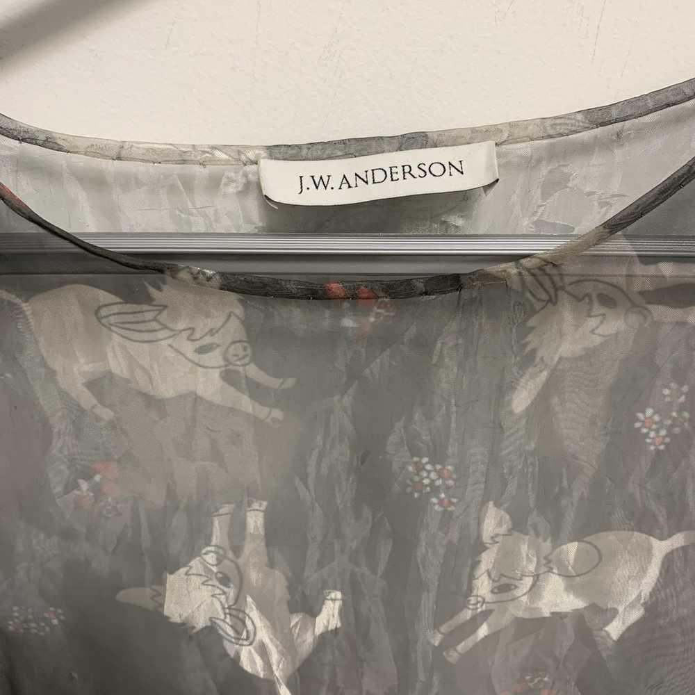 J.W.Anderson - Sheer Donkey Print Overshirt (Samp… - image 2