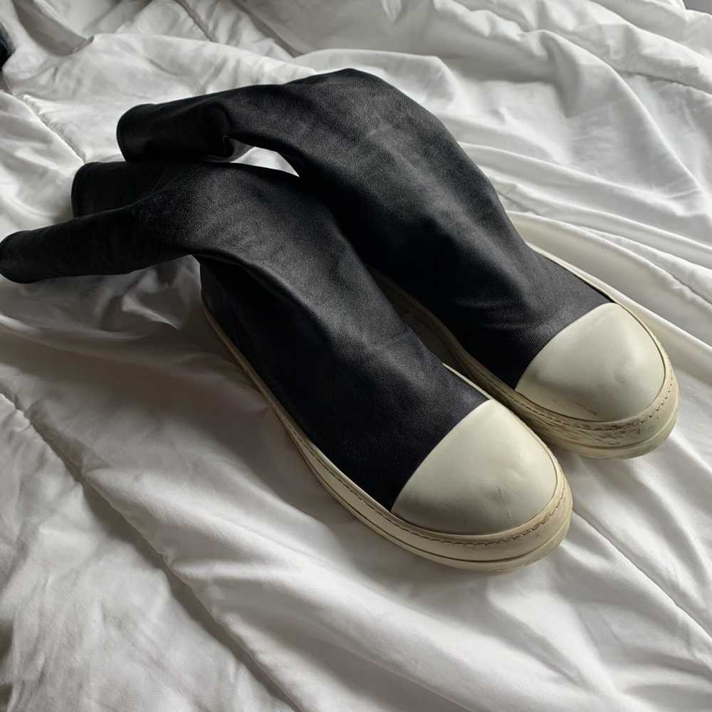 Rick Owens leather sock ramones - image 2