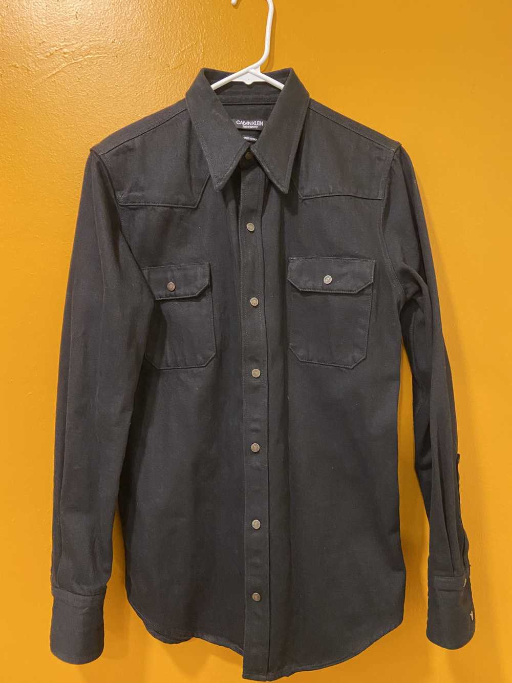 Calvin Klein 205W39NYC - Western denim shirt jack… - image 1