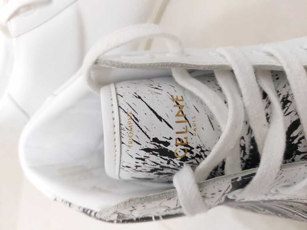 CELINE Triomphe Paint Splatter Shlup Print High L… - image 7