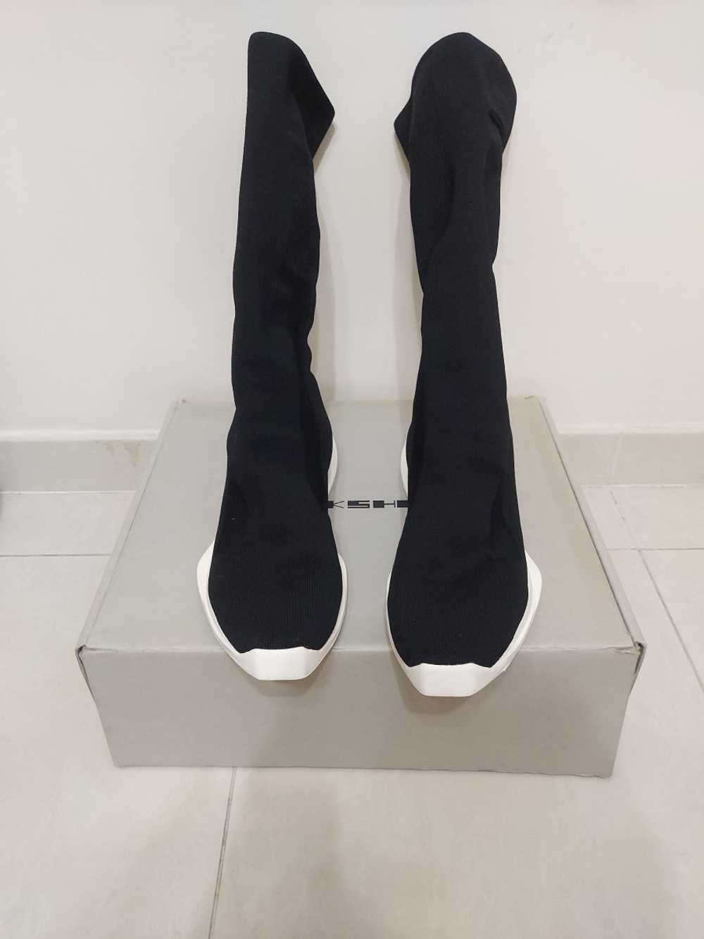 Rick Owens FW18 AW18 Oblique Stretch Sock Runner … - image 2