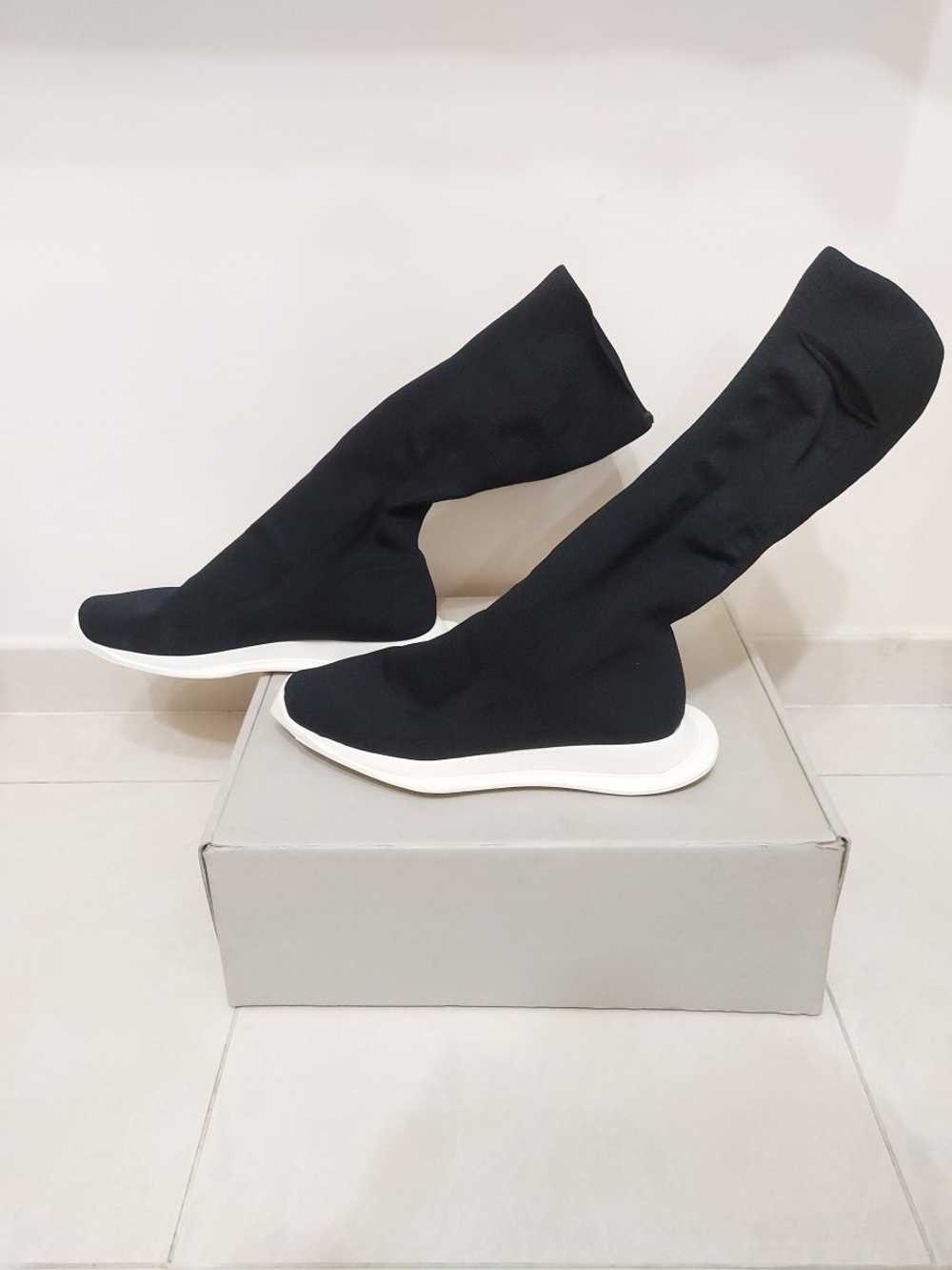 Rick Owens FW18 AW18 Oblique Stretch Sock Runner … - image 4