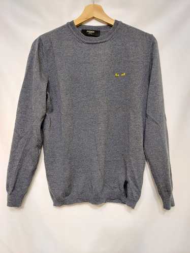 FENDI Grey Monster Eye wool knitwear sweater