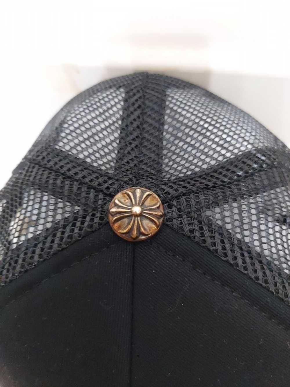 Chrome Hearts Black Hollywood USA CH Trucker Hat - image 2
