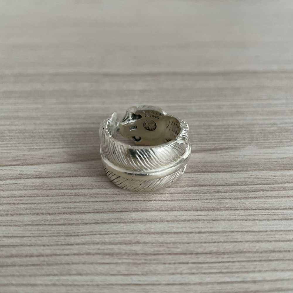 NUMBER (N)INE Skull and Feather Ring - image 3
