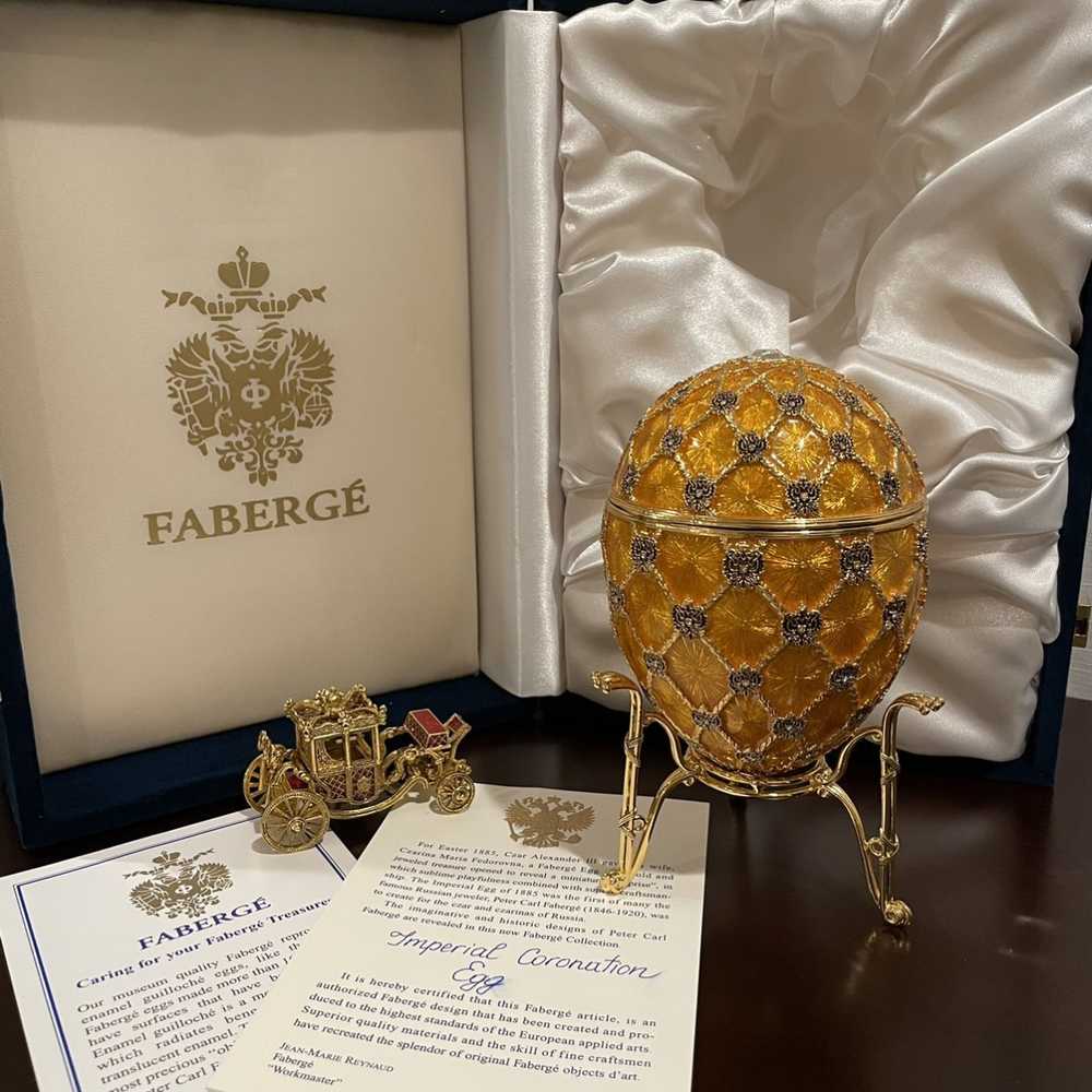 Jewelry - Faberge Imperial Coronation Egg {AUTHEN… - image 1