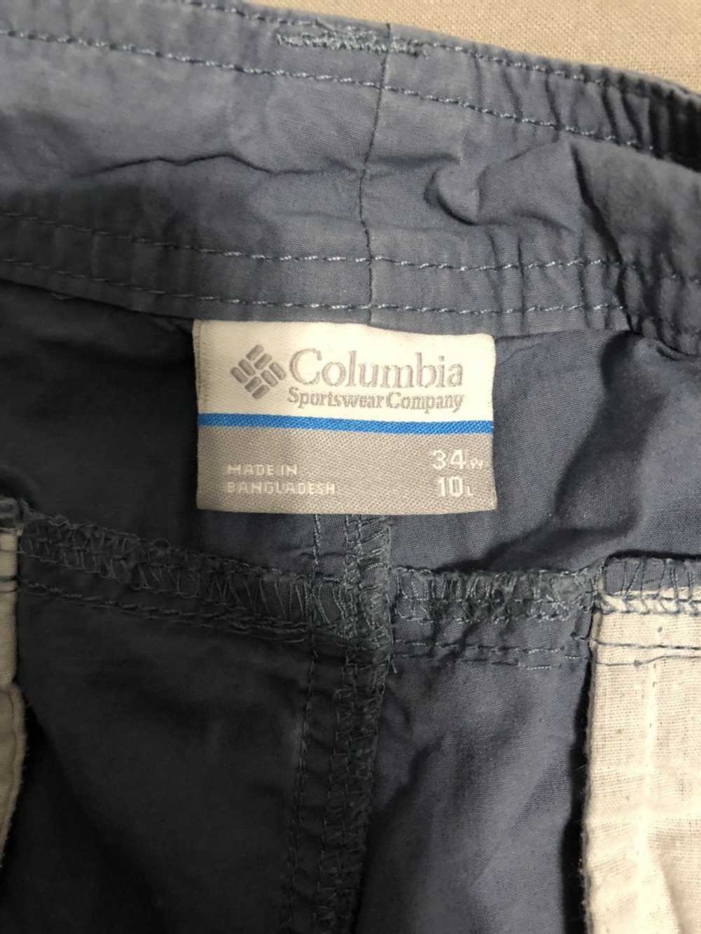 Columbia - Blue casual hiking khaki columbia shor… - image 2
