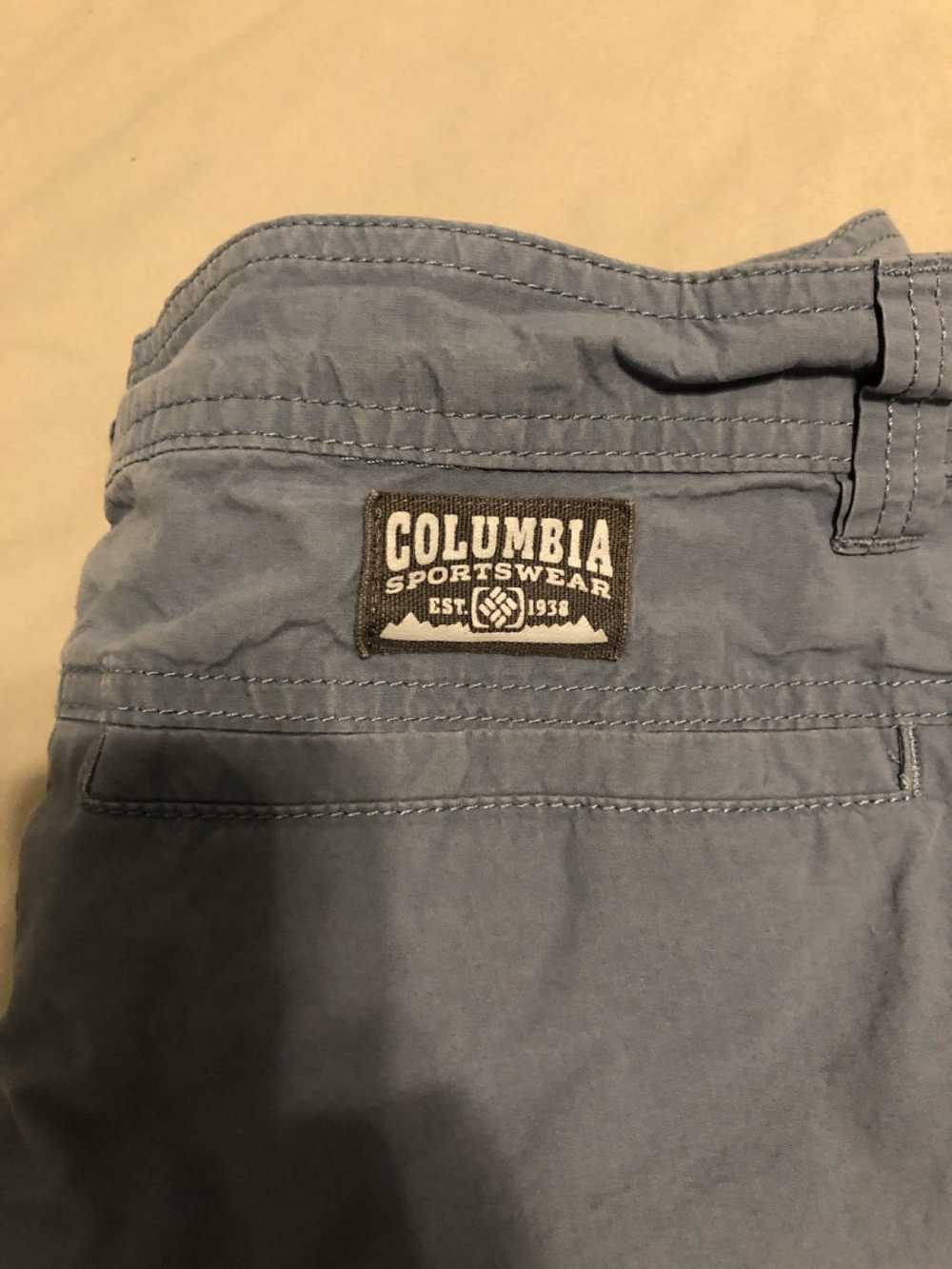 Columbia - Blue casual hiking khaki columbia shor… - image 3