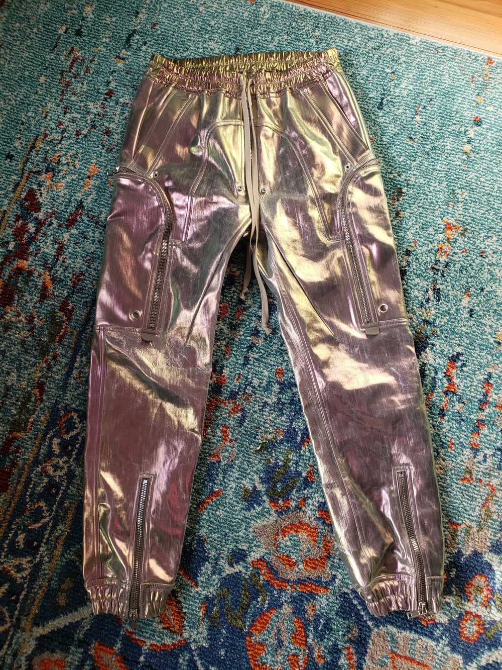 Rick Owens Iridescent Bauhaus Cargos - image 1