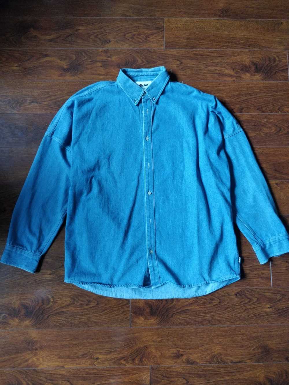 PALACE Donim Shirt Denim Shirt Blue - image 6