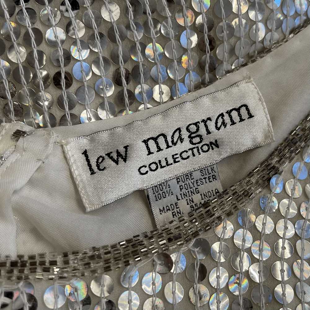 Vintage Silver Sequin Dress - image 12