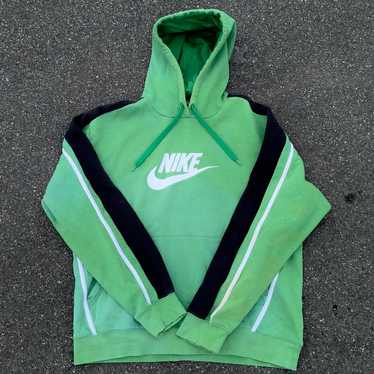 Green Vintage Nike Hoodie Sz: L - image 1