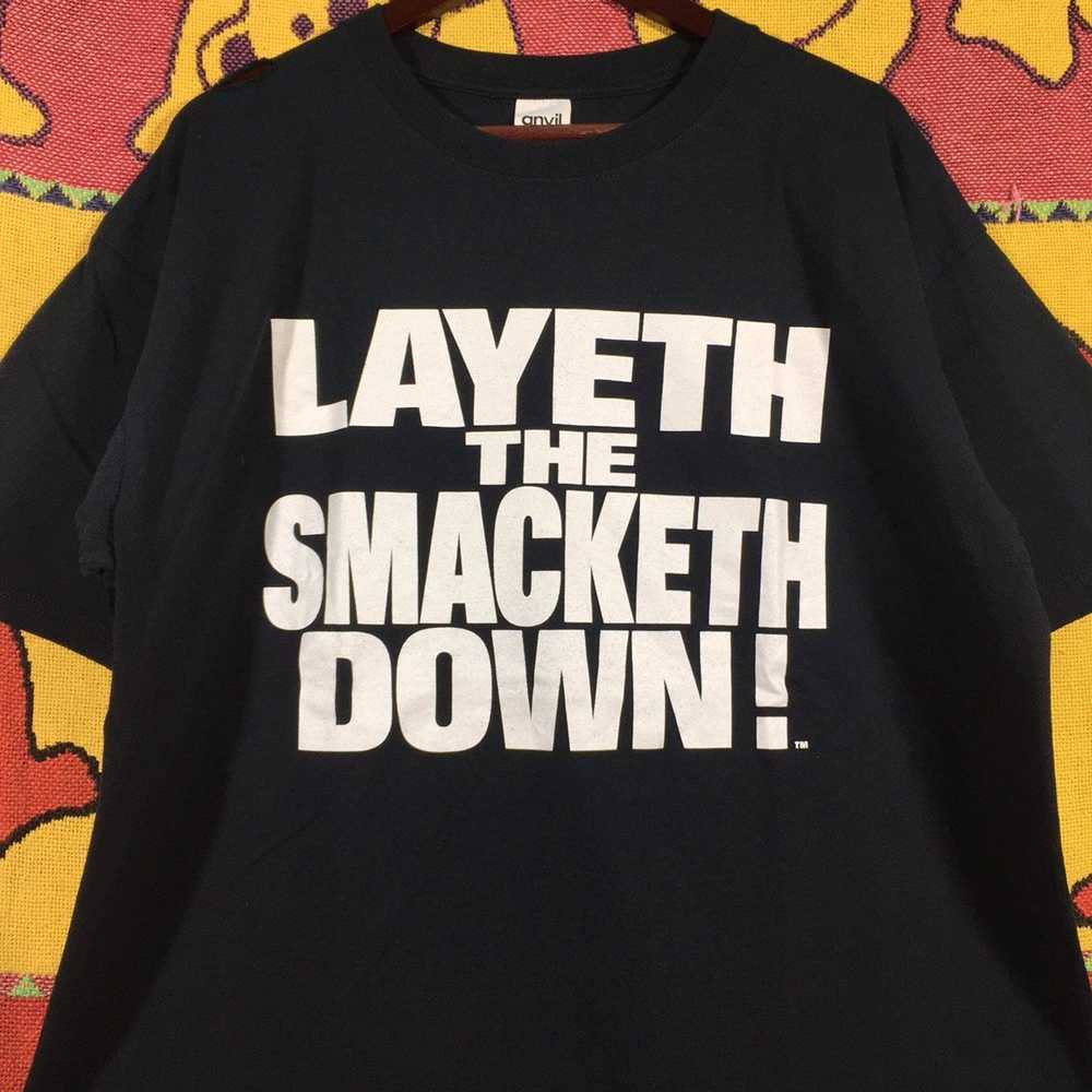 Vintage - The Rock Layeth the Smacketh Down x Can… - image 4