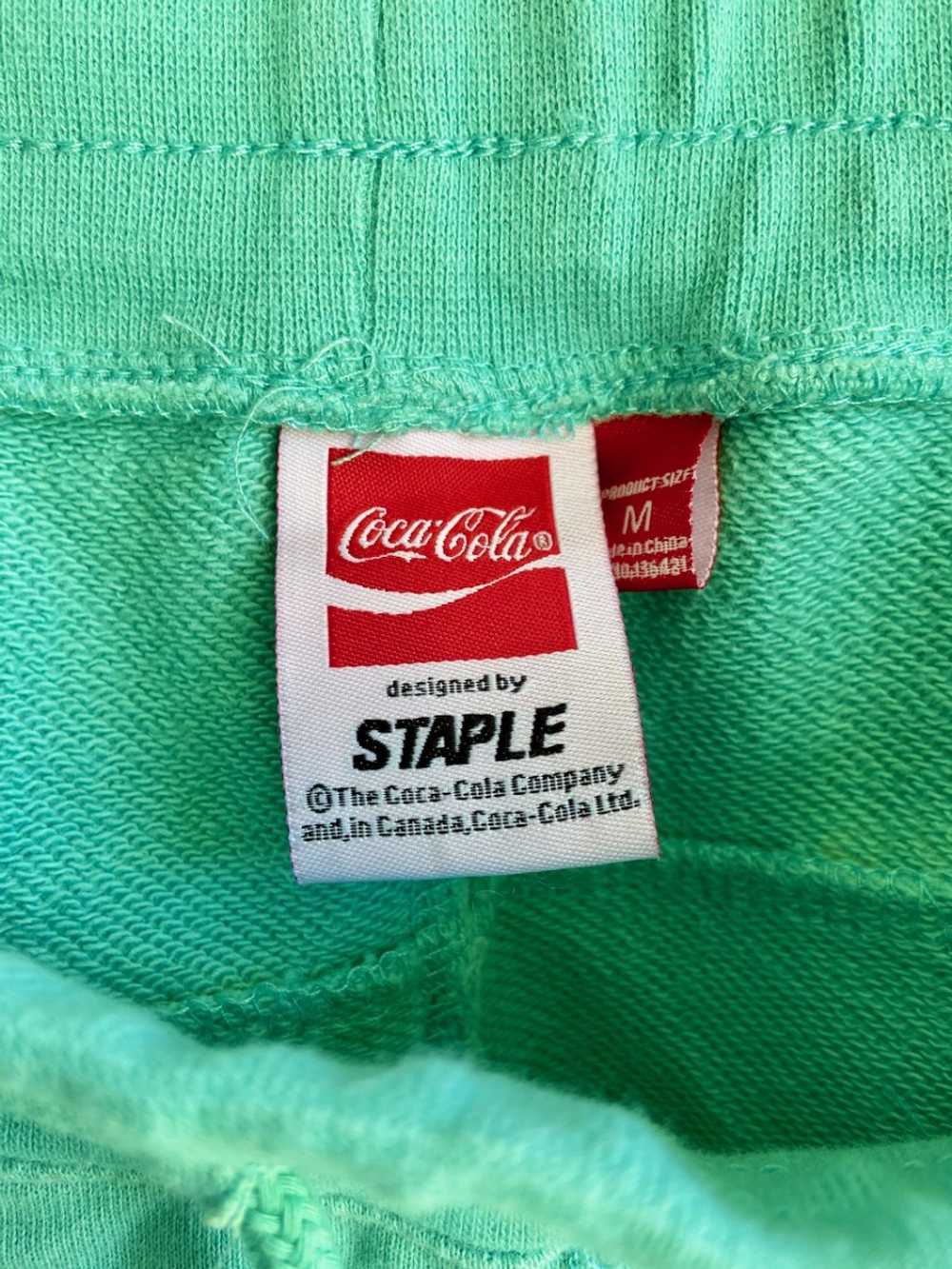 Staple - Staple x Coca Cola teal sweatpants - image 3