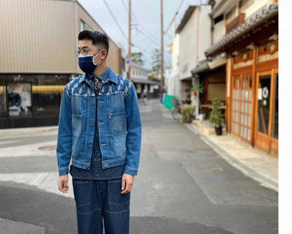 Japanese Brand - Graph Zero Jean Jacket Type 2 -Y… - image 5