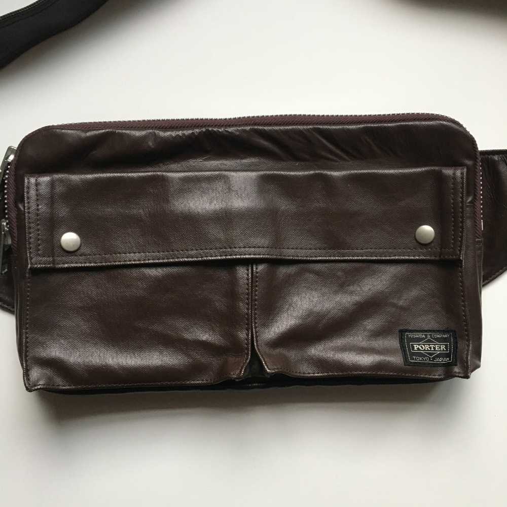 PORTER Yoshida Leather Waist Bag - image 2