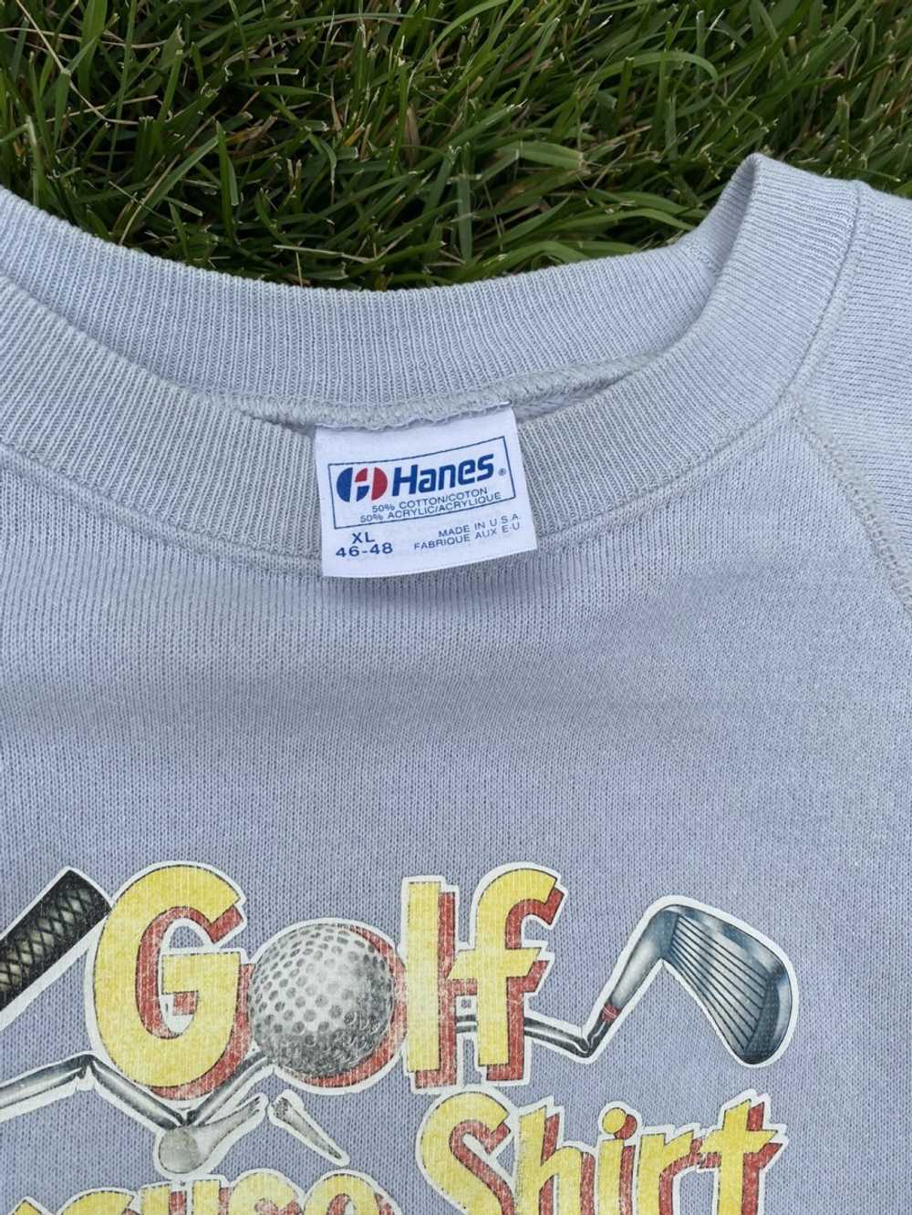 Hanes - 80’s ‘Golf Excuses’ Crewneck - image 2