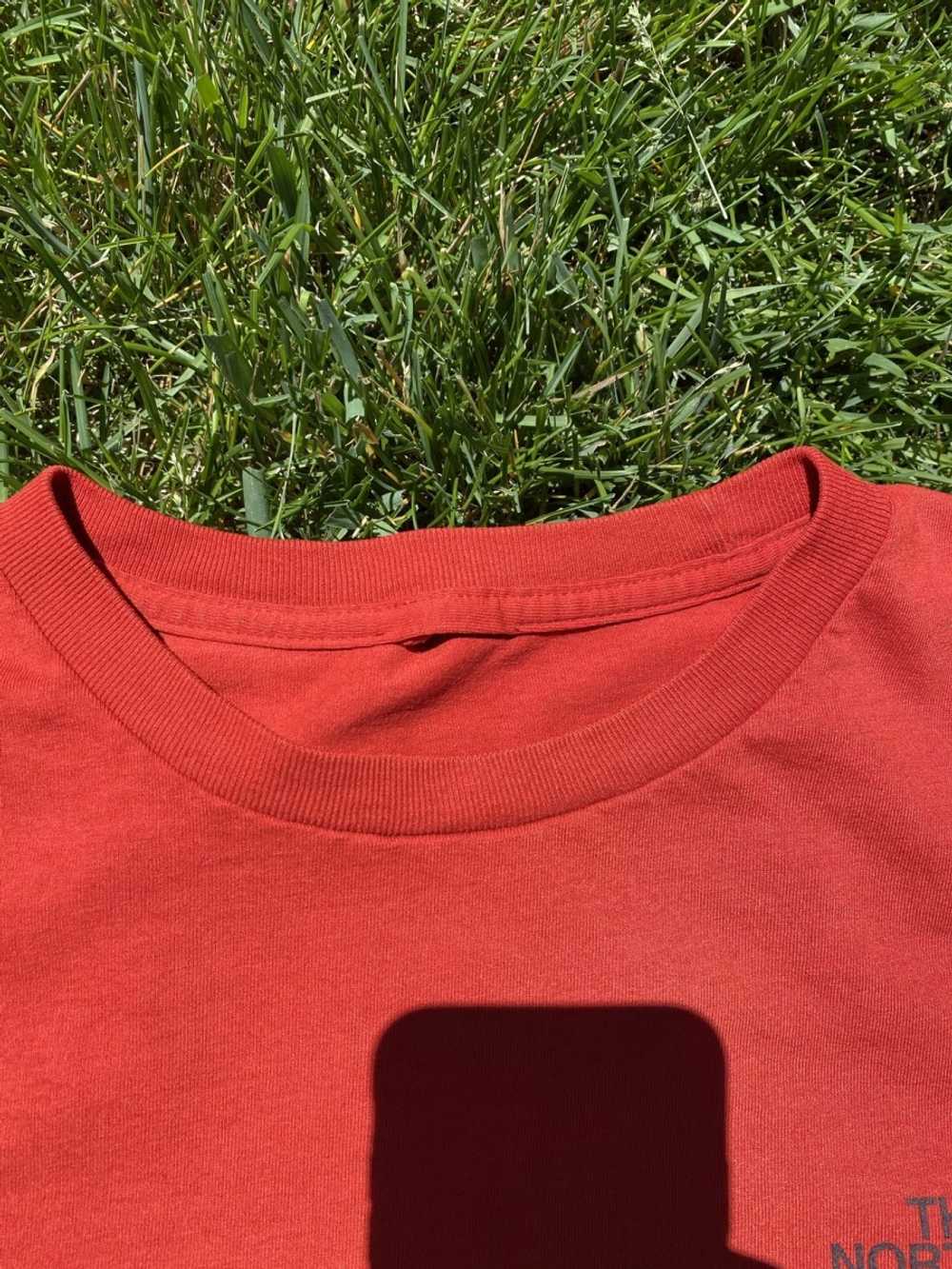 The North Face Red North Face Big Logo Tee - image 4