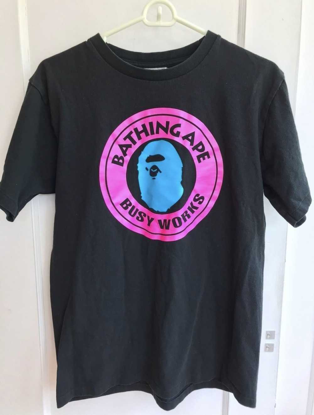 A BATHING APE® Bape Busy Works Neon Tee - image 1