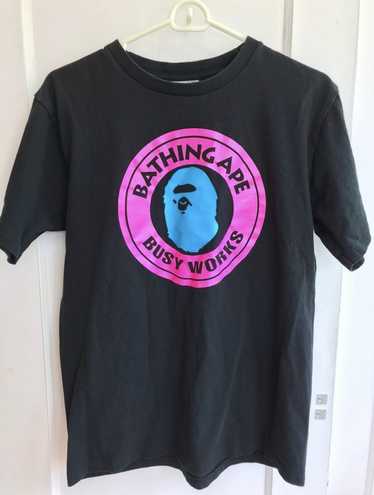 A BATHING APE® Bape Busy Works Neon Tee - image 1