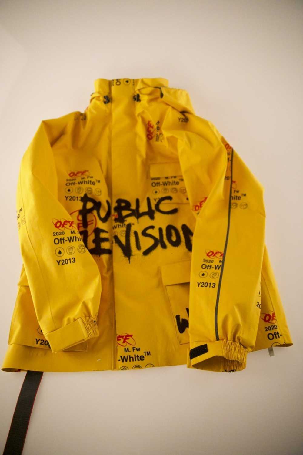 Off-White GORE-TEX YELLOW SKI JACKET GRAFFITI - image 12