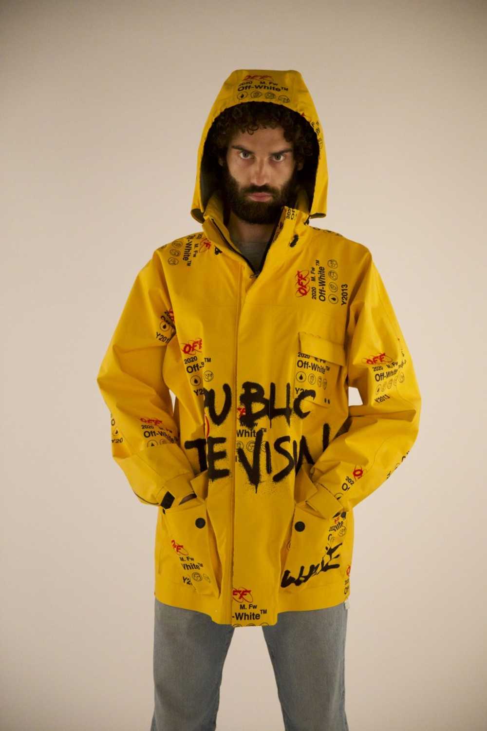 Off-White GORE-TEX YELLOW SKI JACKET GRAFFITI - image 2